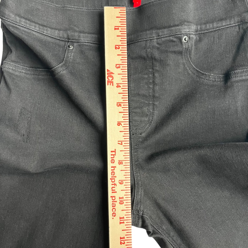 Spanx Distressed Skinny Jeans Women's S High Rise Stretch Denim Raw Hem 20213R - Picture 9 of 15